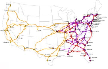 Rail Consolidator Carrier Locations